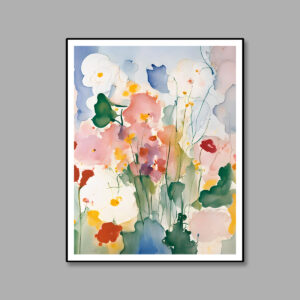 Abstract Floral Art Prints by Cathy Joubert